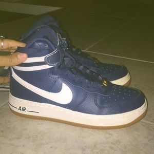Nike high top air forces